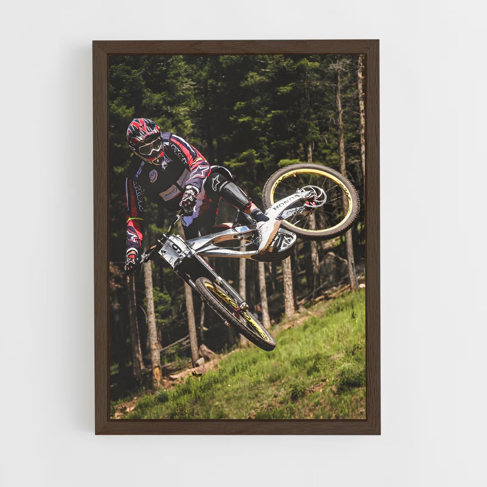 Poster Trickster à VTT – affiche Cyclisme (vue 5)